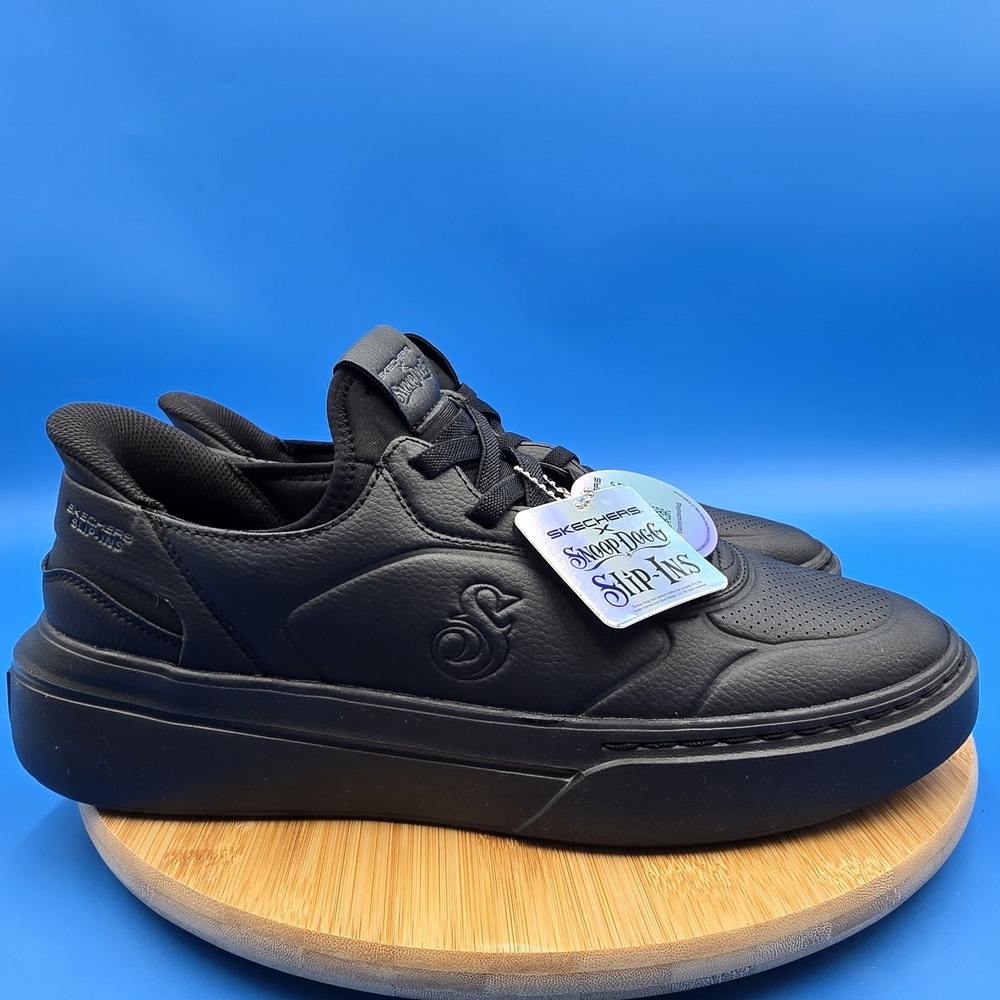 Skechers x Snoop Dogg Slip-ins Snoop One OG Black Sneakers Men's 11 Women's 12.5